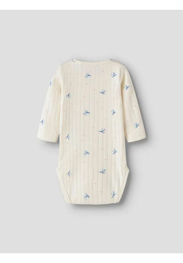 Боди с горошком Body Name It antique white, белый — фото 2