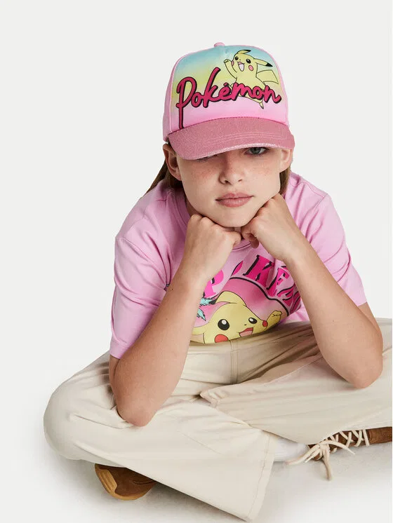 Футболка standard fit Fami Pokemon Name It, розовый — фото 2