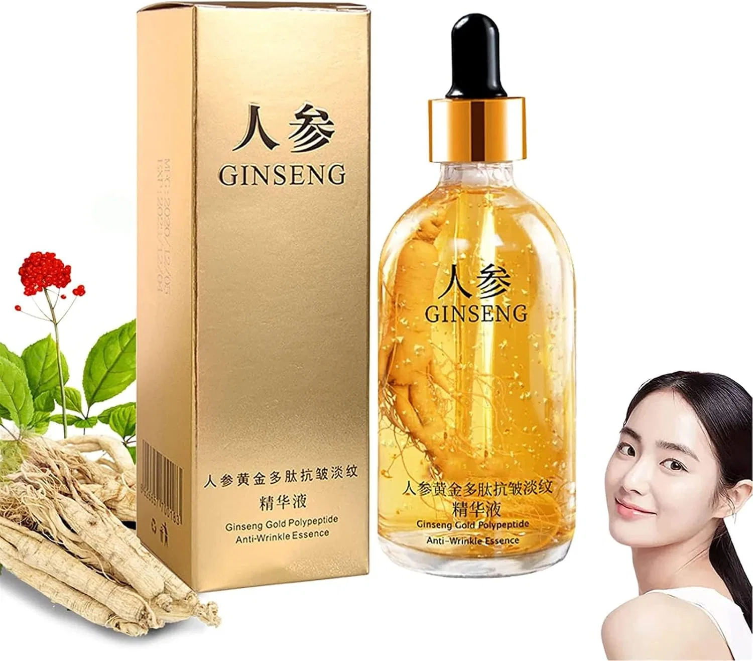 Крем для лица Anti-Age Ginseng Polypeptide Essence Lovelycat, 1 г, 1 piece. — фото 2