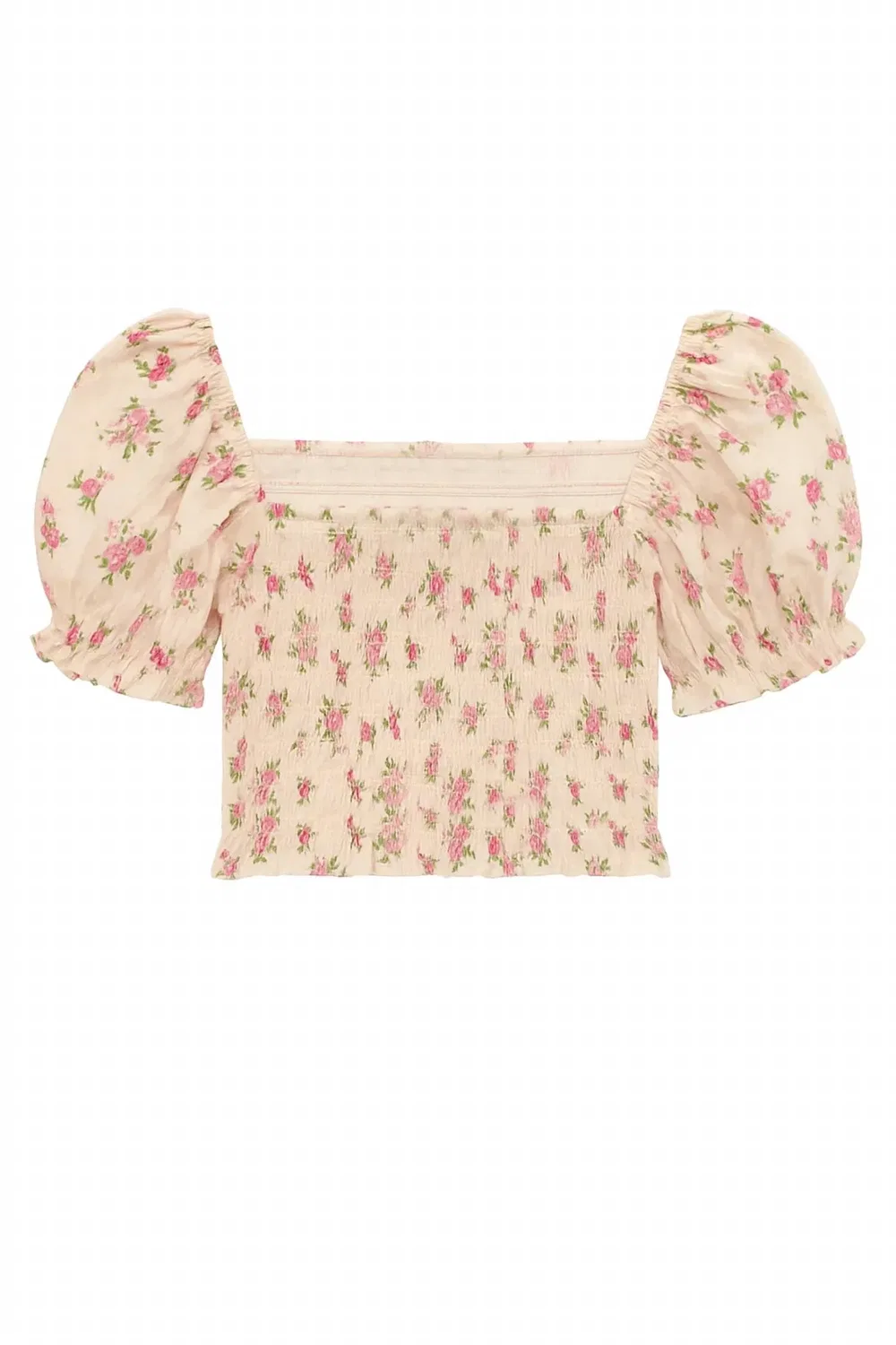 Детская блузка для девочек с короткими рукавами-фонариками Marlee Puff Sleeve Top KatieJnyc, Vintage Bunches — фото 2