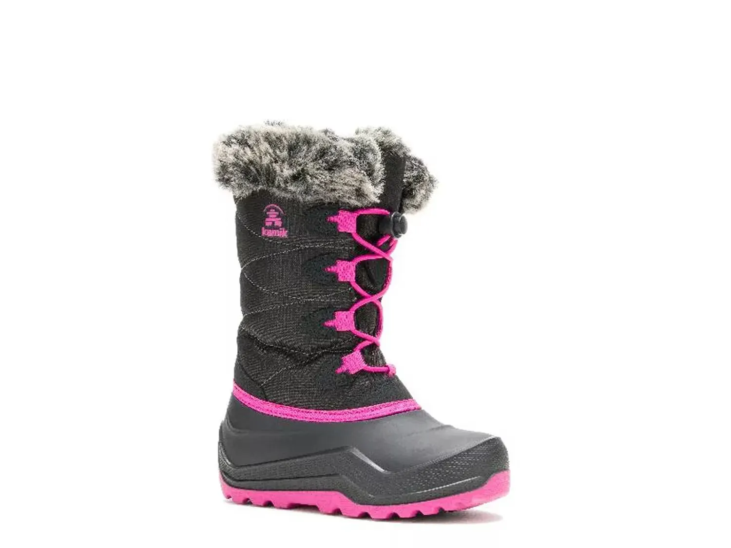 

Снежные ботинки Snowgypsy - детские Kamik, Black/Rose