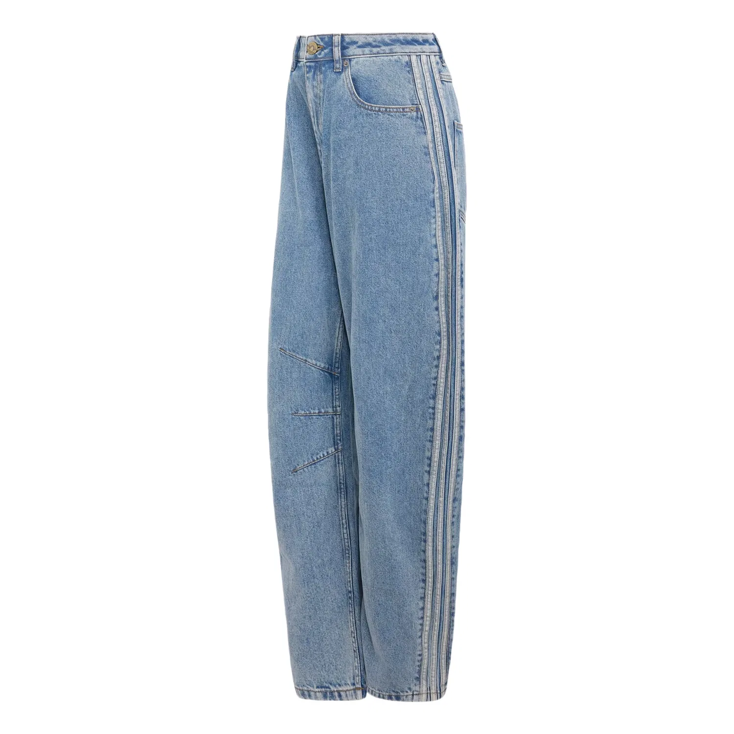 Джинсы Adidas Originals Barrel Jeans синего цвета
