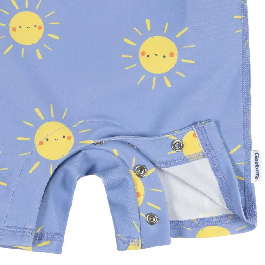Детский рашгард с длинным рукавом, с принтом Gerber, Sunshine Smiles — фото 2