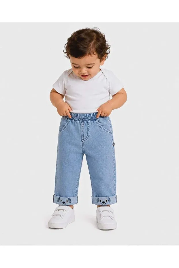 Детские для девочек джинсы прямого кроя Isyiz Outlet, Light Blue