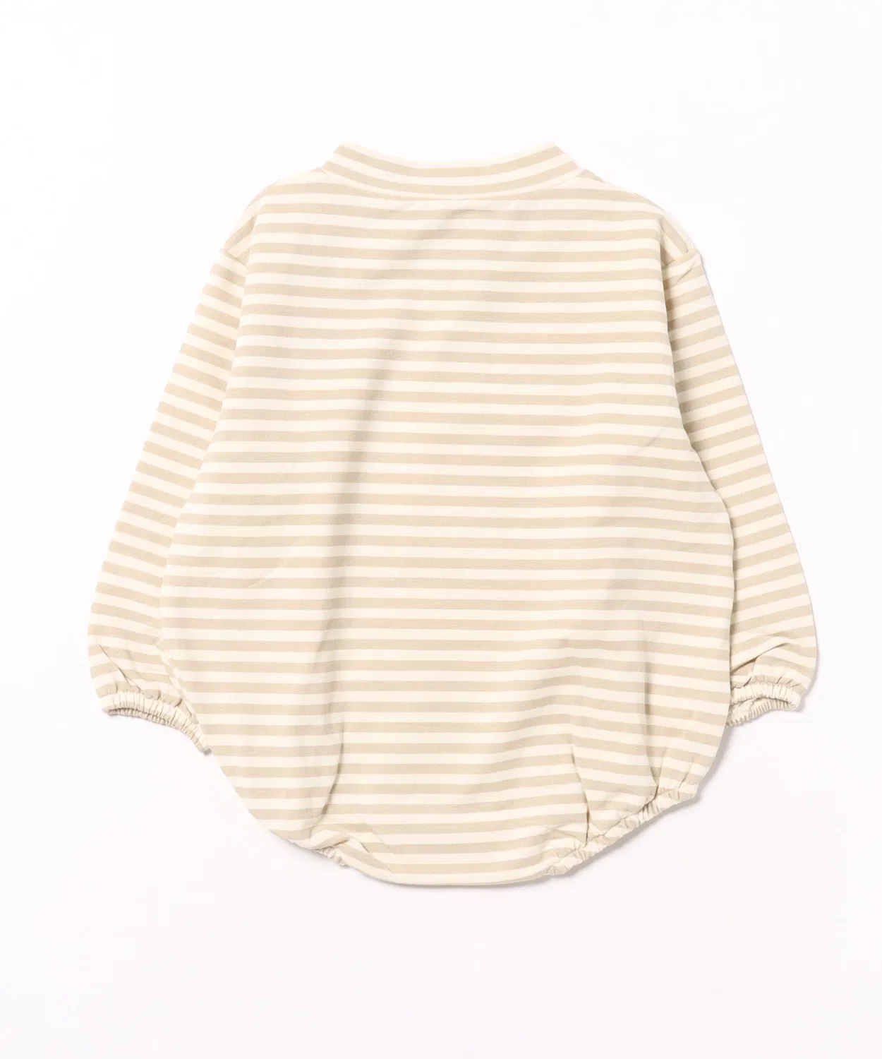 Детский комбинезон из флиса с длинным рукавомBodhi Romper Quincy Mae, Sand Stripe — фото 2