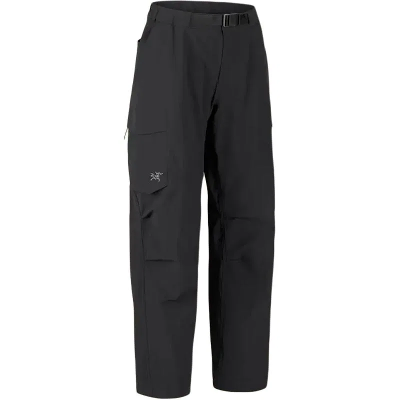 Женские брюки прямого кроя с широкими штанинами Arcteryx, Black