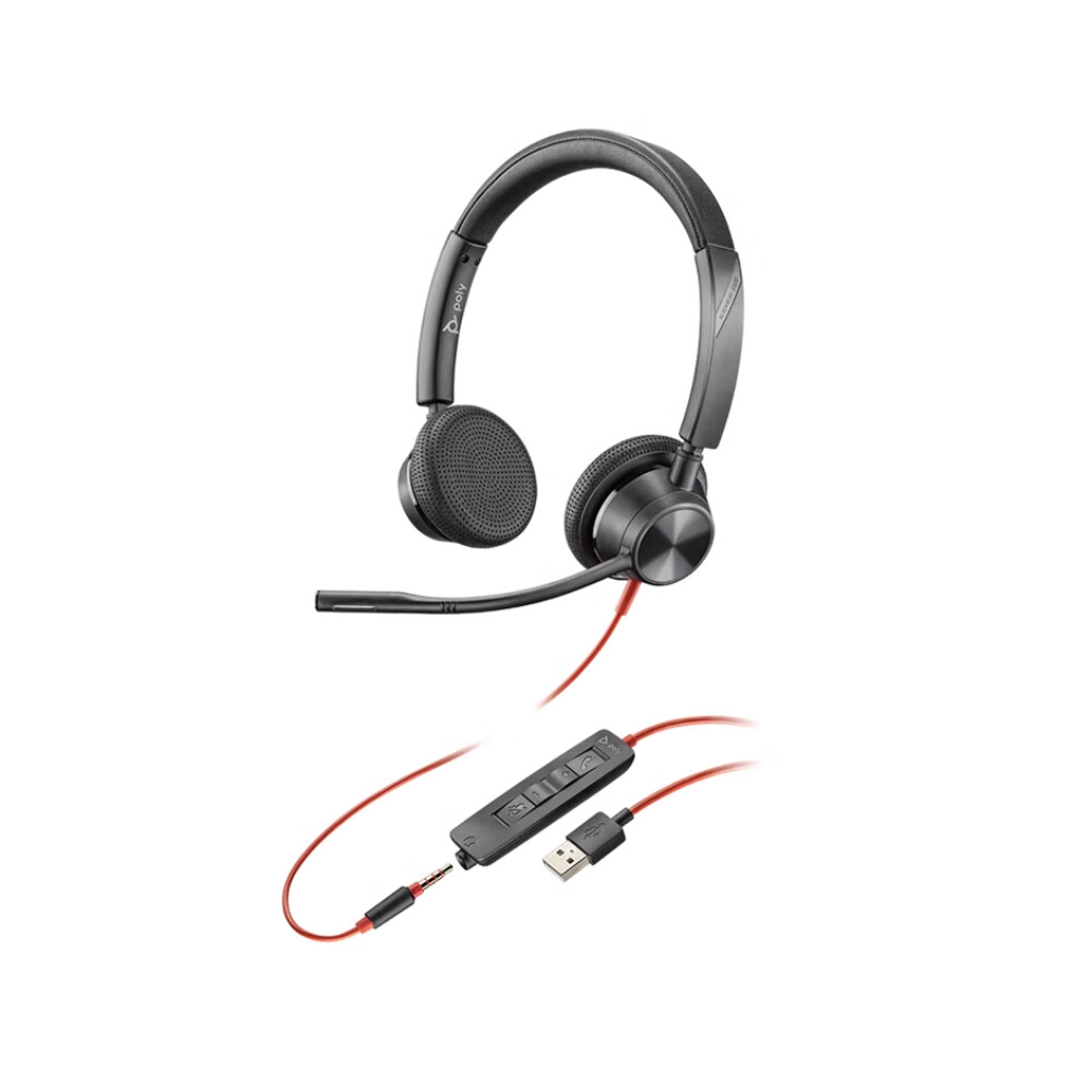 

Проводная гарнитура Plantronics Poly C3325-M (Teams version), черный