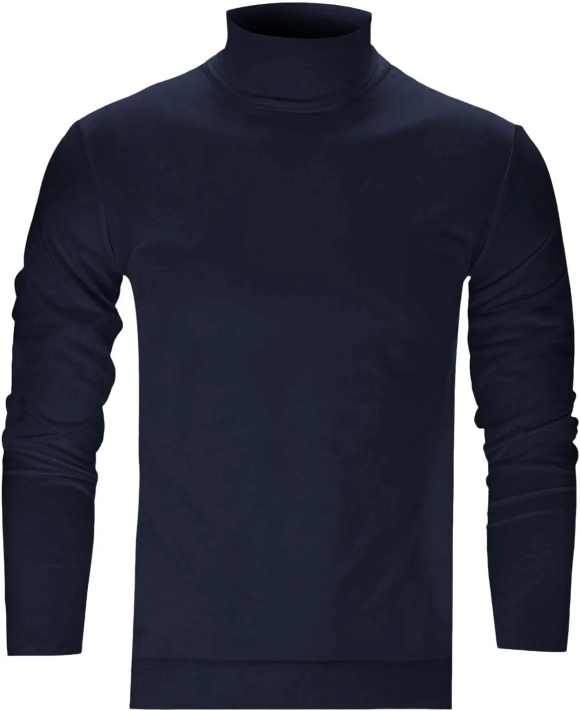 Мужская водолазка slim fit с высоким воротом, Navy