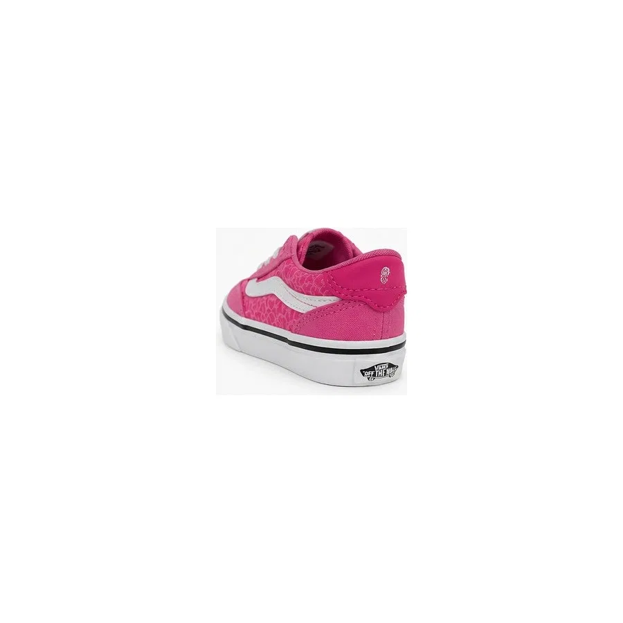 Повседневные кроссовки с длинным рукавом Brooklyn LS Slip-On Vans, Цвет Розовый Светло-Серый — фото 4
