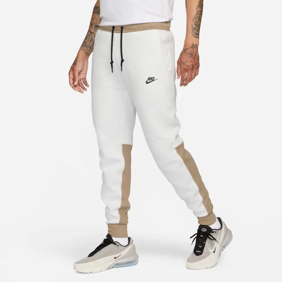 Спортивные брюки с длинными манжетами Nike Tech Fleece, Белый
