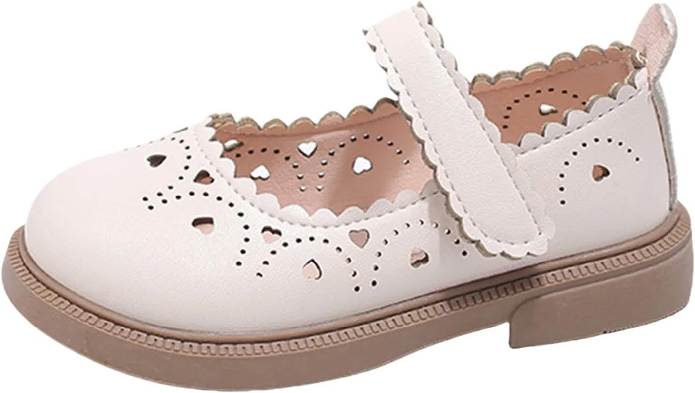Детские туфли Мэри Джейн для девочек с жемчугом Princess, Beige