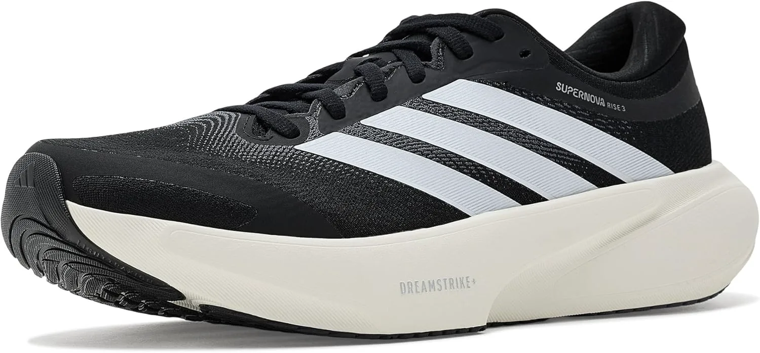 Мужские кроссовки для бега Adidas Supernova Rise 3, черно-белый