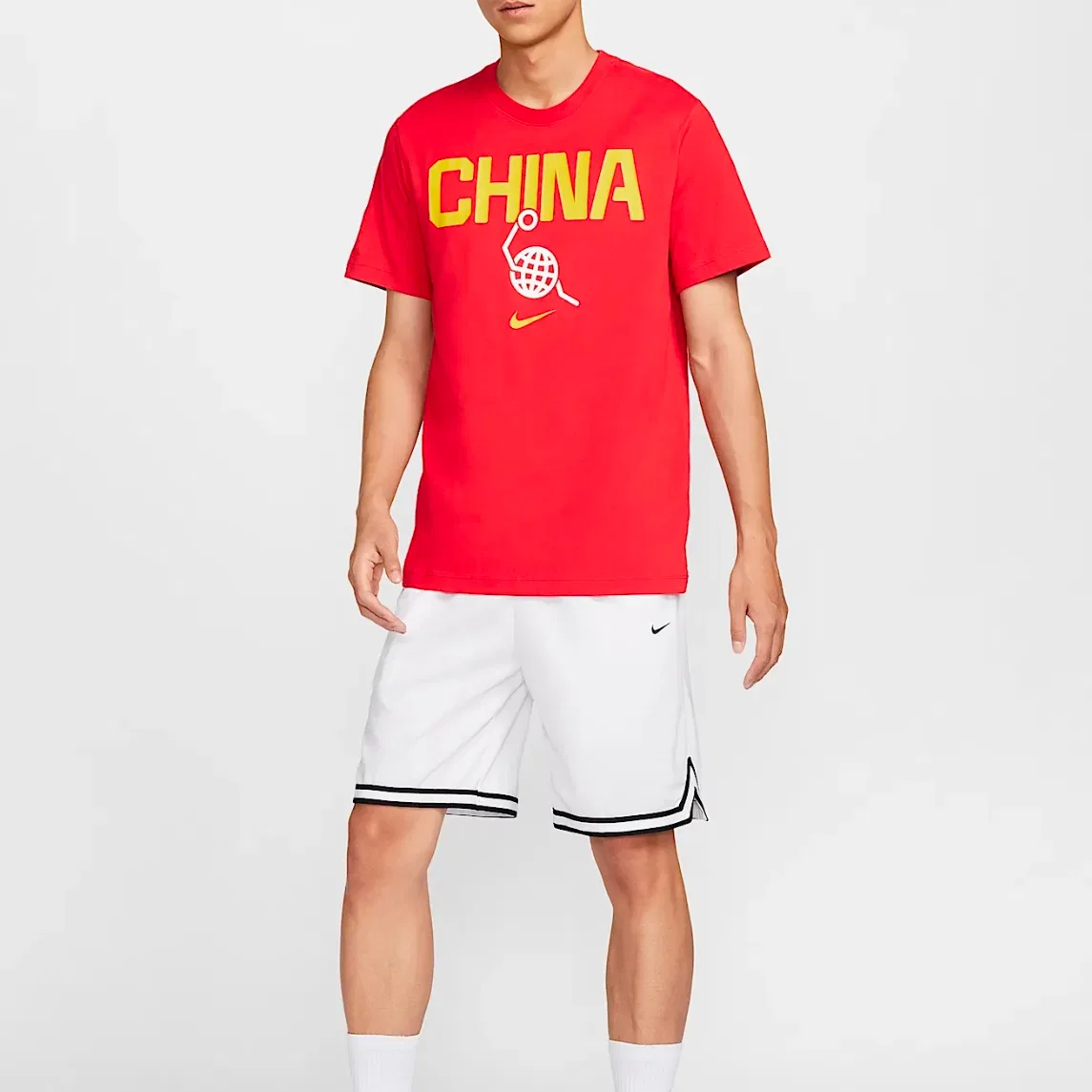 Мужская футболка с круглым вырезом Nike, Red — фото 4