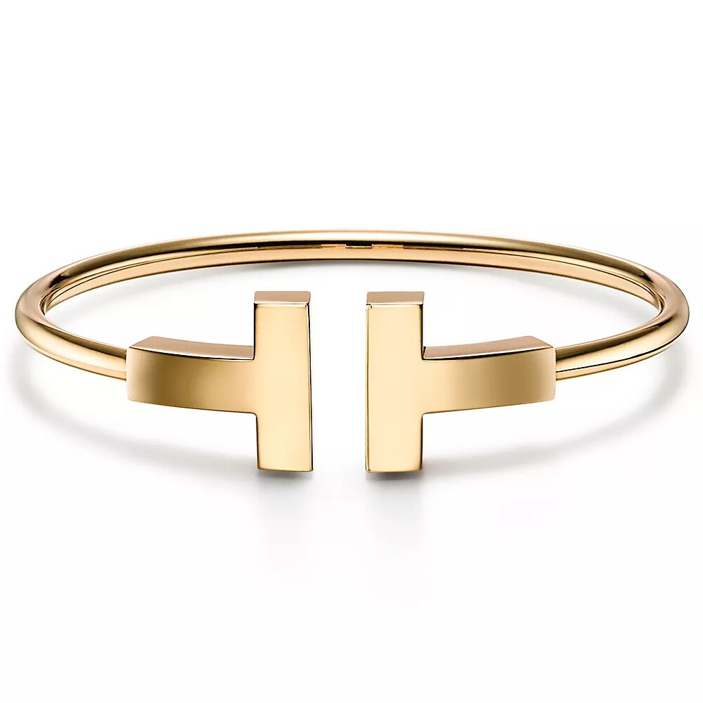 

Браслет Tiffany & Co Tiffany T Wide Wire, золото