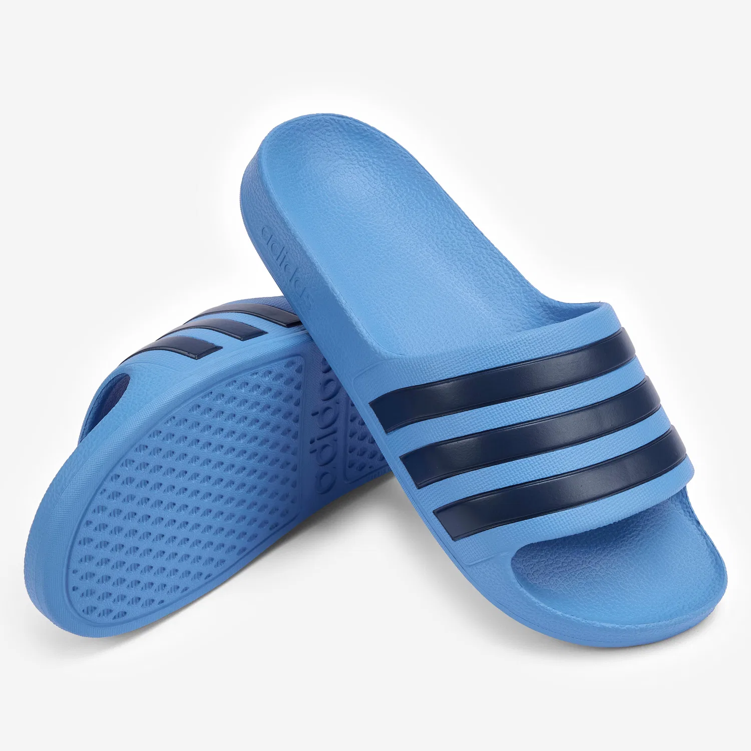 Детские шлепанцы Adidas Adilette, Синий — фото 3