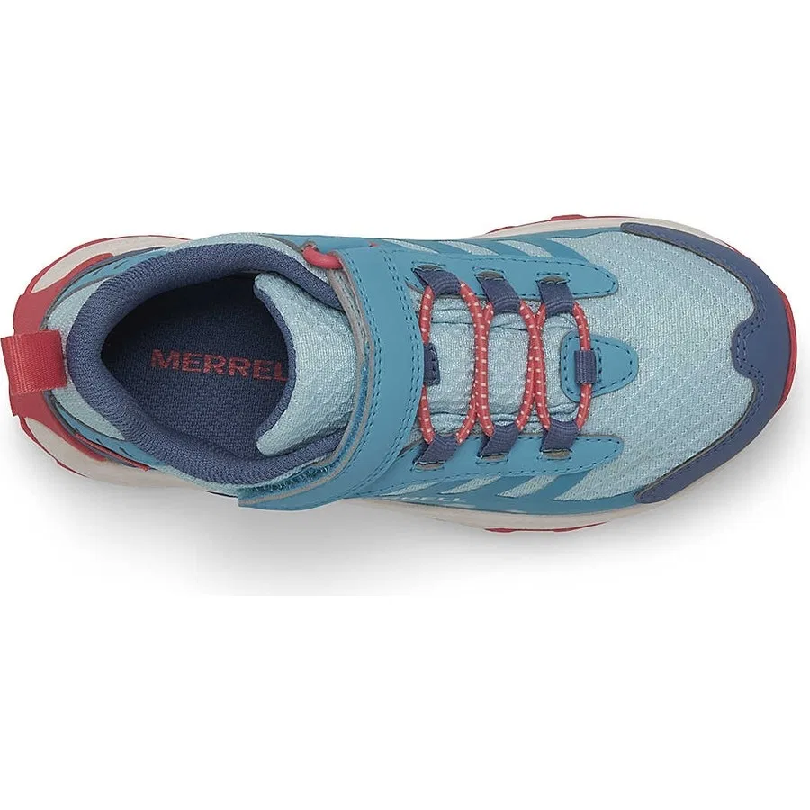 Детские кроссовки для outdoor с мембраной Merrell Moab Speed 2 Wp, Разноцветный — фото 3
