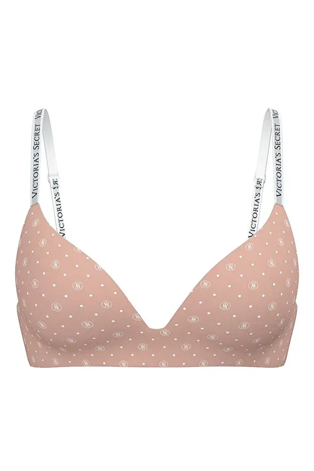 Женский бюстгальтер с легкой подкладкой Pink Dotted Victoria'S Secret — фото 3