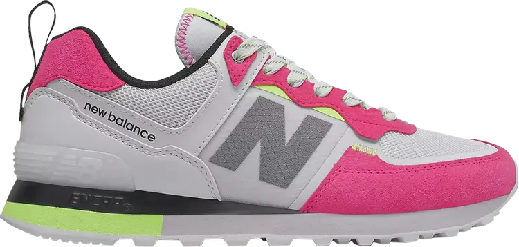 

Кроссовки New Balance Wmns 574 'White Pink Glow', розовый