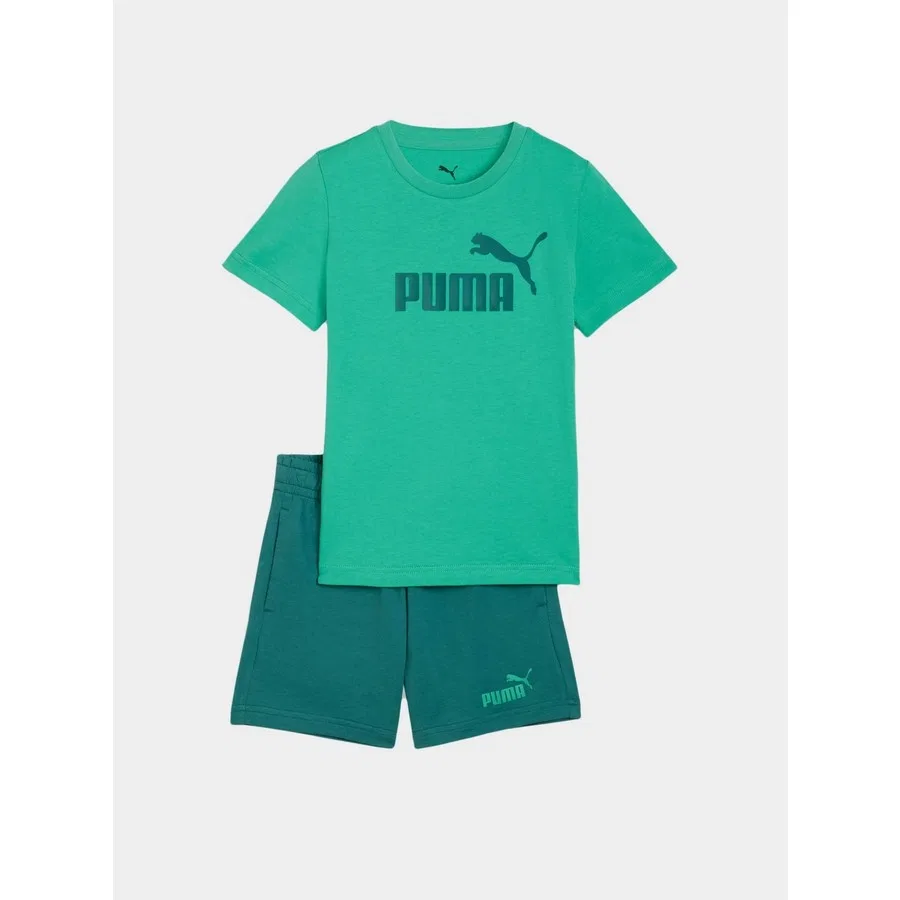 Детский спортивный костюм Puma Ess And Set, Зеленый — фото 4