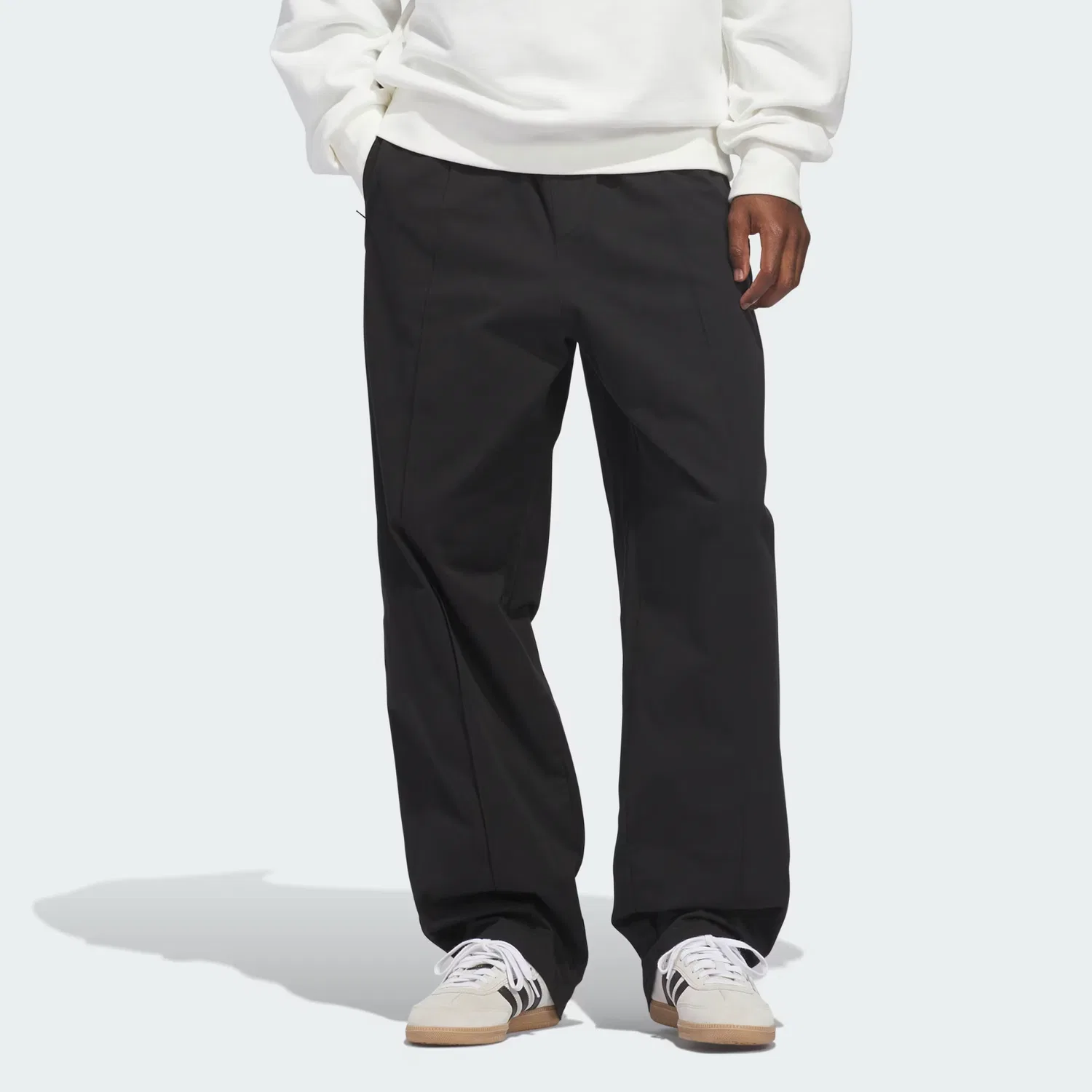 Унисекс брюки для скейтбординга свободного кроя Skateboarding Pintuck Pants 2.0 Adidas Originals, черный — фото 3