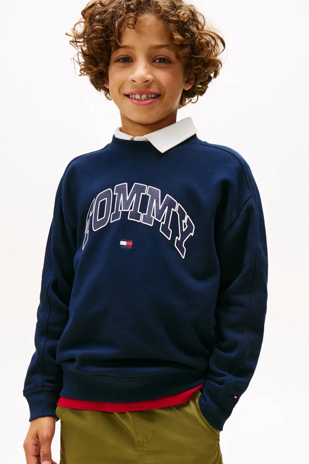 Свитшот с принтом Varsity Tommy Hilfiger, Blue