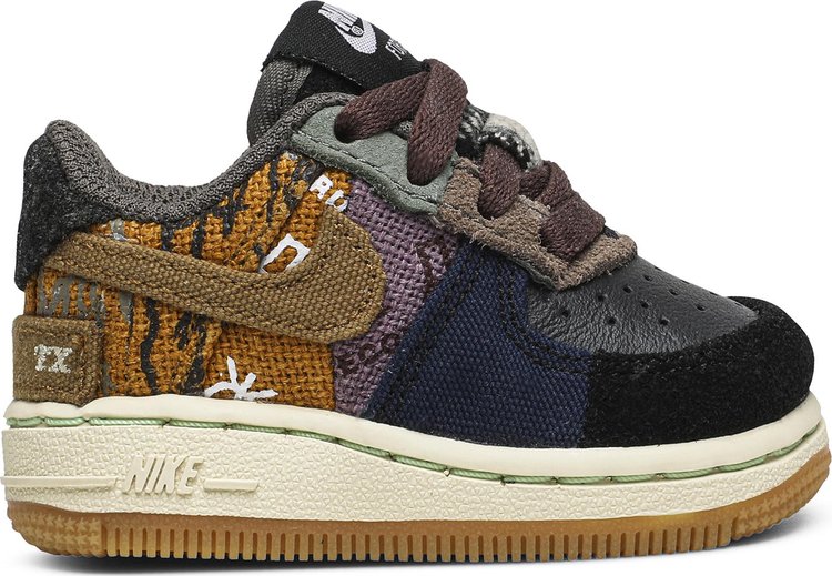 Кроссовки Nike Travis Scott x Air Force 1 Low TD 'Cactus Jack', многоцветный - фото