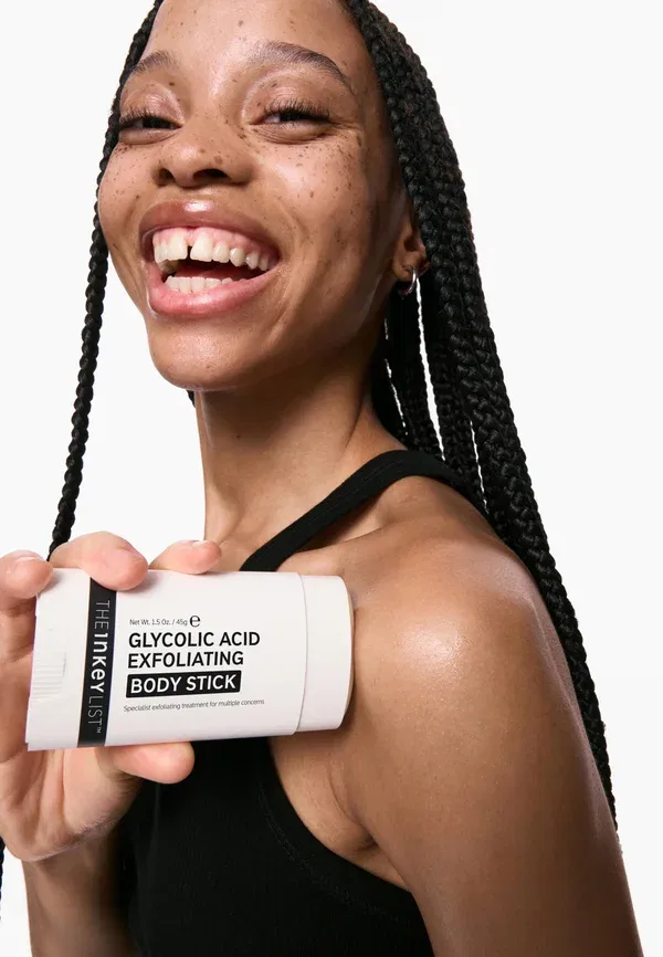 Пилинг-стик с гликолевой кислотой, для сухой кожи, Glycolic acid exfoliating body stick, The Inkey List, 45 г — фото 2