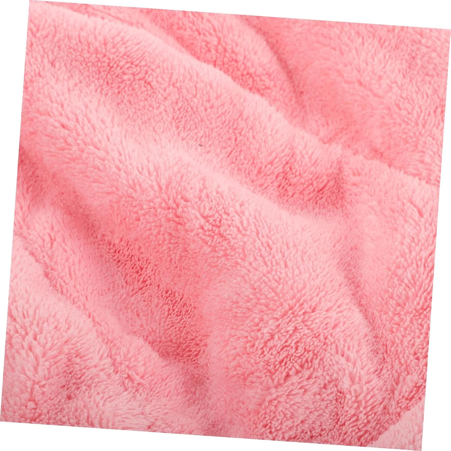 Шапочка для душа из кораллового флиса VALICLUD, 54 г, Rosa — фото 3