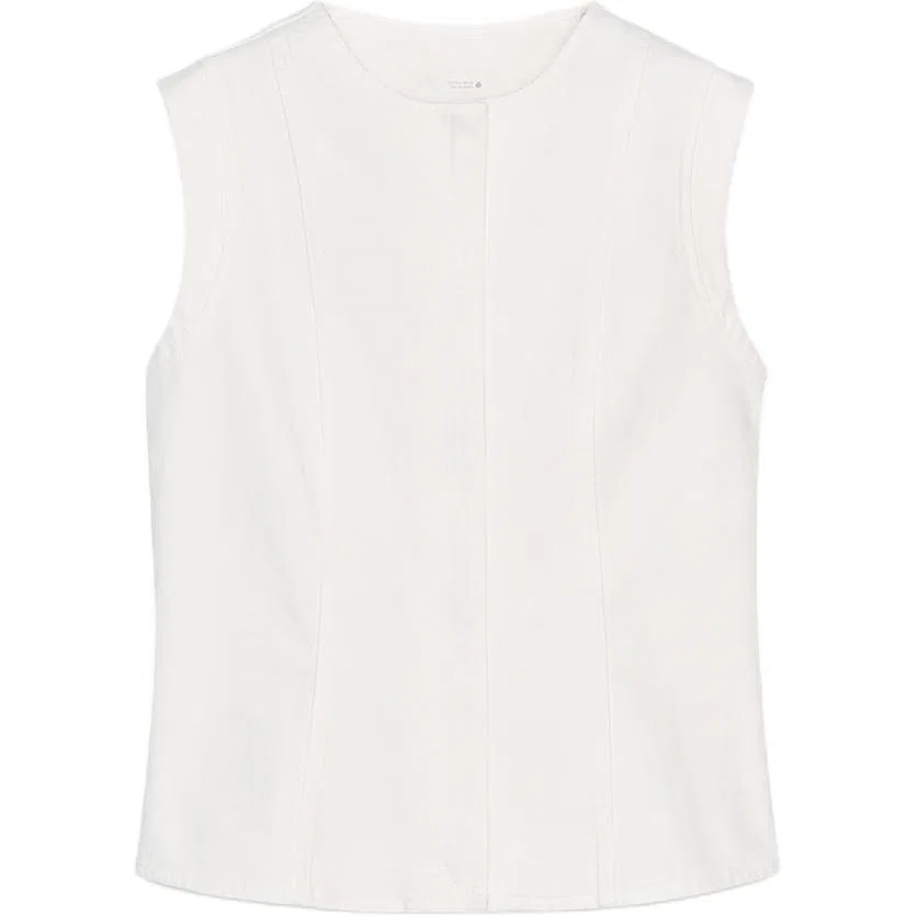 Женская рубашка ZW Shirt Frosted White, ZARA, Frosted White