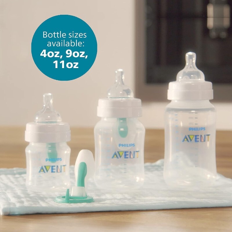 Бутылочки для кормления 4 шт. по 120 мл. Philips Avent Anti-Colic, прозрачный — фото 4
