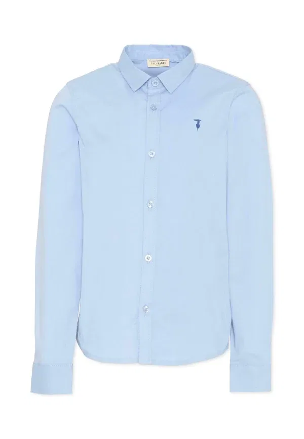 Рубашка с длинным рукавом Camicie Tru Trussardi Junior, light blue, светло-голубой
