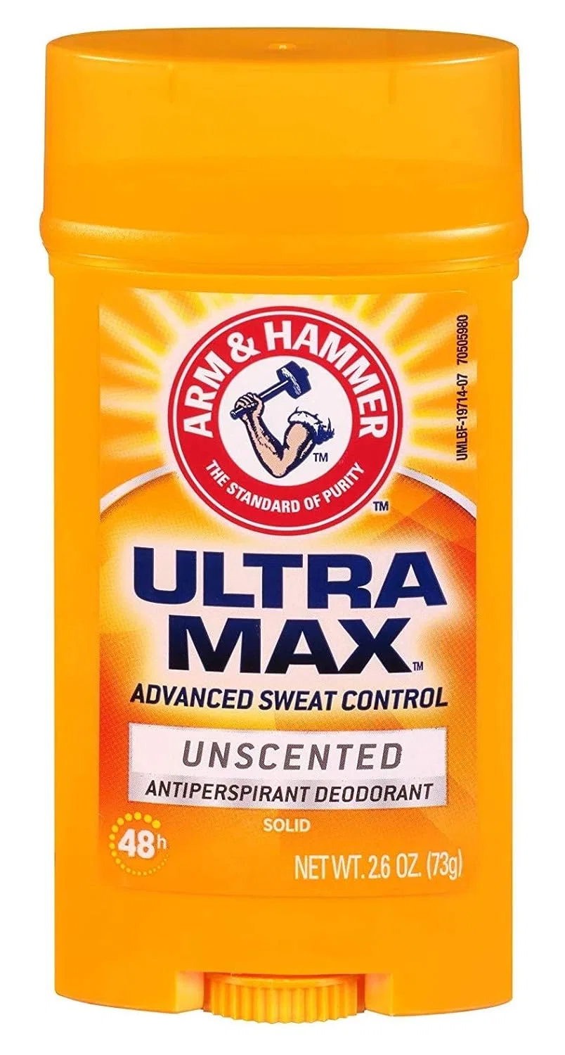 Дезодорант антиперспирант невидимый твердый Arm & Hammer, без запаха, 3 шт по 2.8 oz