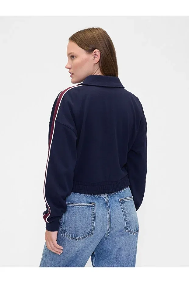 Женские свитшот с принтом Gap, Navy Blue-001 — фото 4