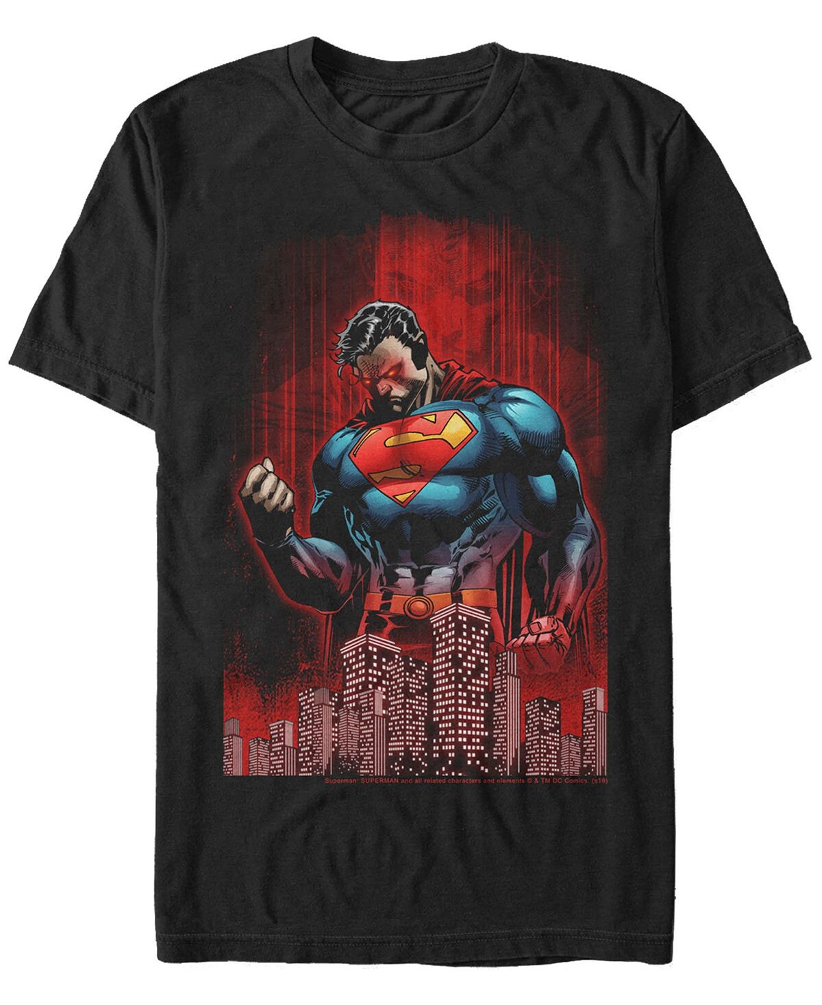 

Мужская футболка с коротким рукавом dc superman return of krypton Fifth Sun, черный