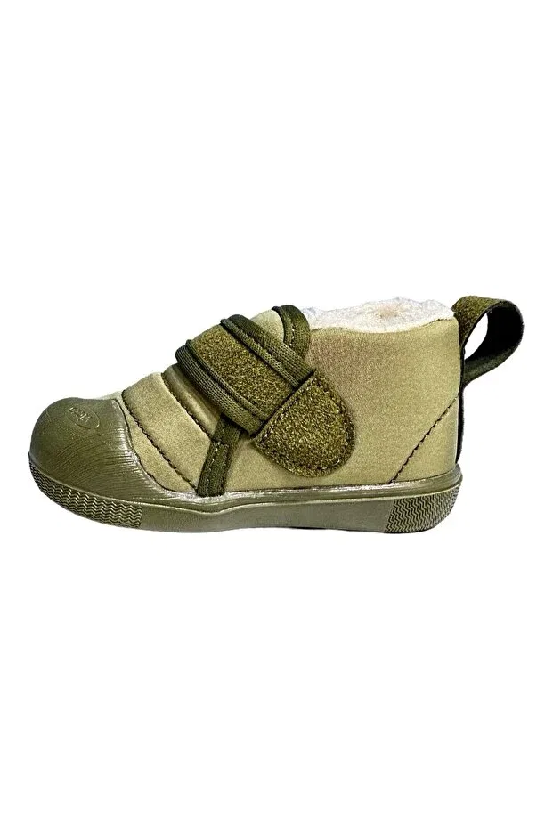 Детские ботинки для девочек на липучке Vicco, Khaki — фото 3