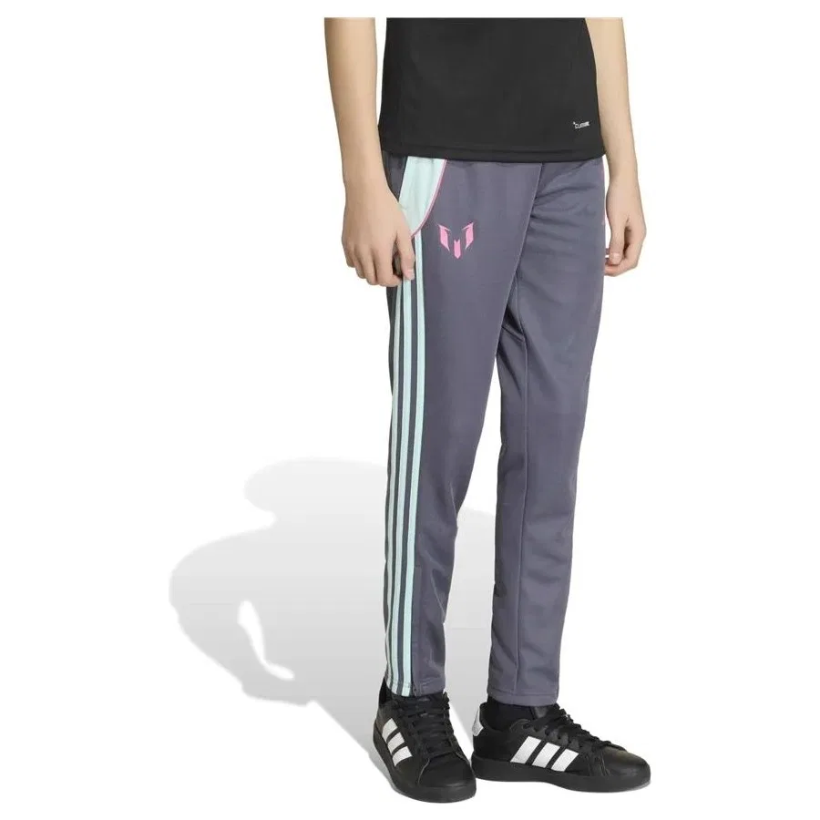 Спортивные штаны с эластичным поясом Messi PNT Y KD6403 adidas, Серый — фото 2