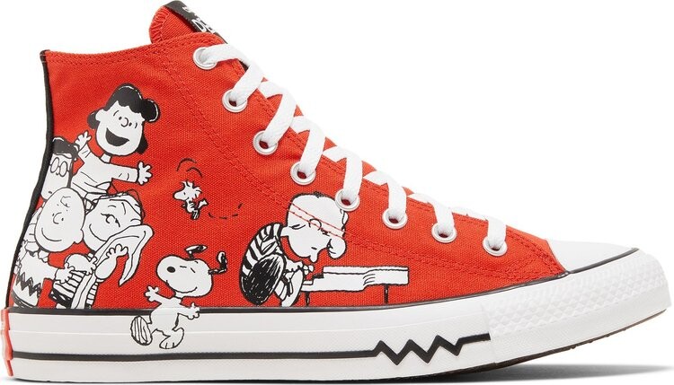 

Кроссовки Converse Peanuts x Chuck Taylor All Star High Snoopy and Friends, красный