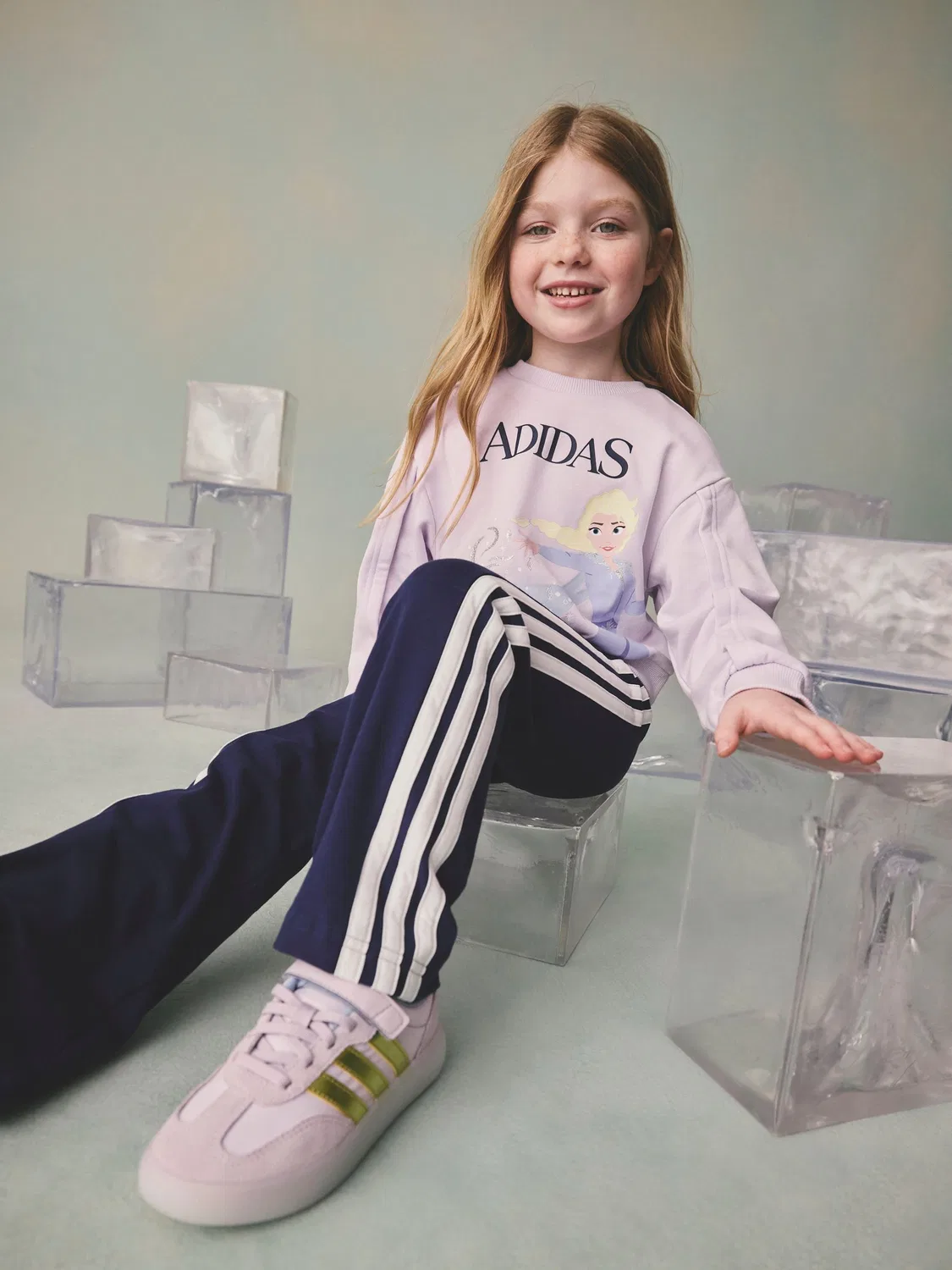 Спортивный костюм adidas Disney Frozen Purple — фото 2