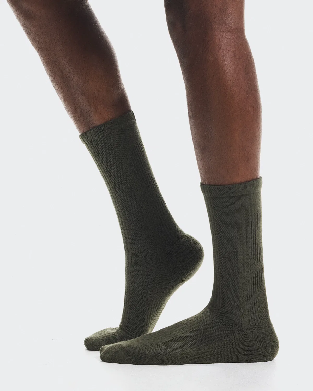 Детские носки с амортизацией Hybrid Sock High 2P On, Cinder/Kalamata — фото 3