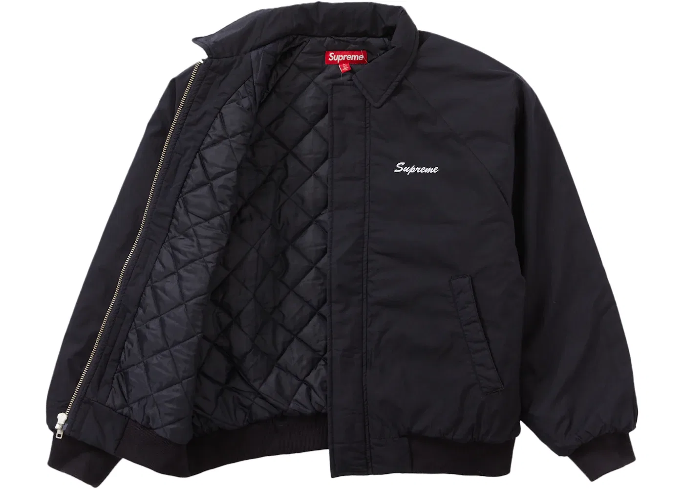 Мужская куртка с вышивкой Supreme Peace Embroidery Work Jacket Supreme, Navy — фото 2