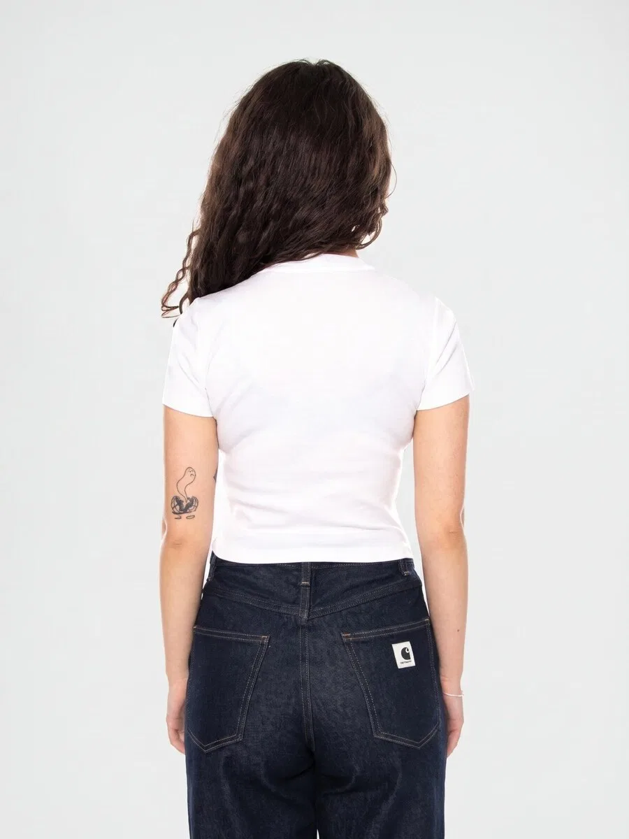 Топ LEVI'S 'GR Essential Sporty Tee' белого цвета — фото 3