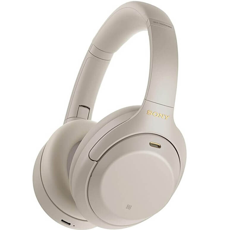 

Наушники Sony WH-1000XM4, серебристый