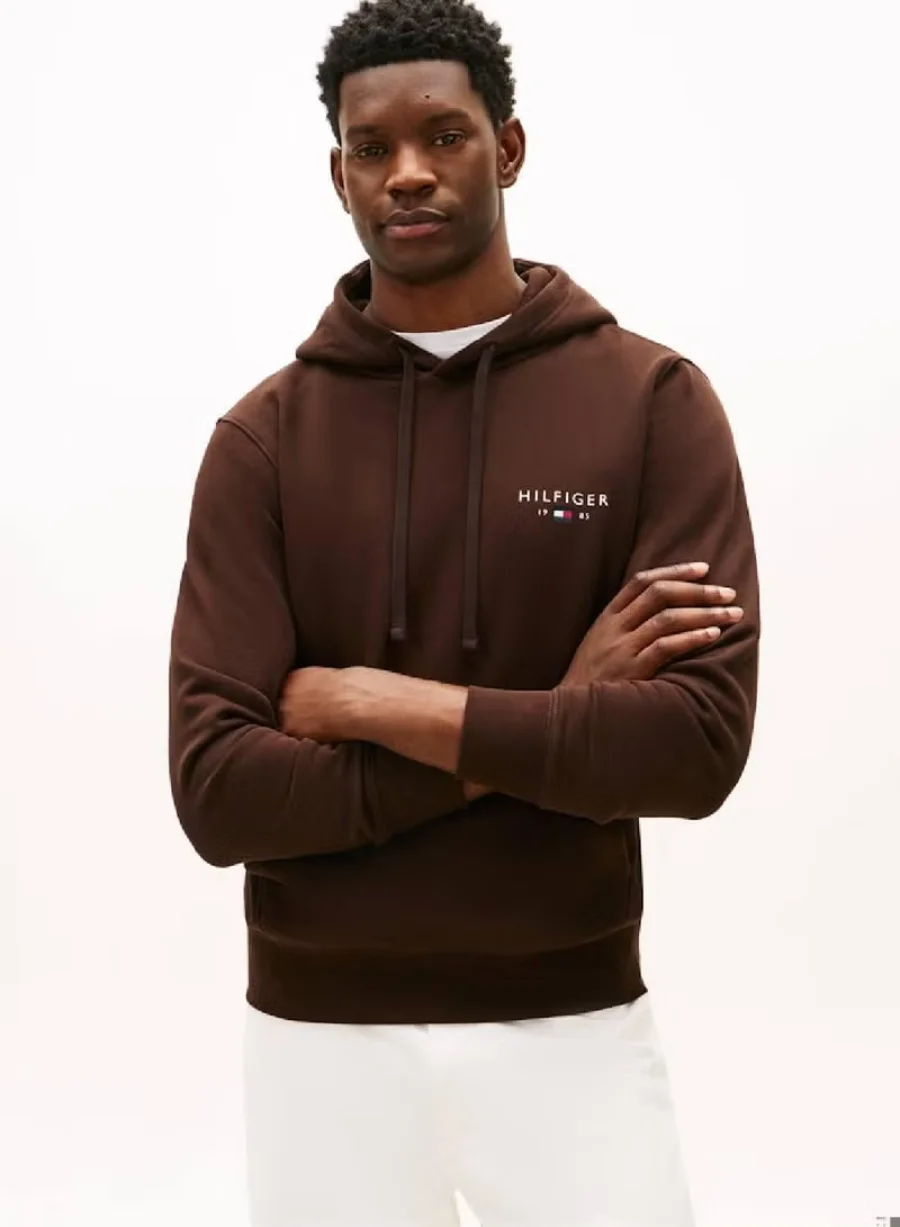 Худи Tommy Hilfiger Regular Fit, шоколадный