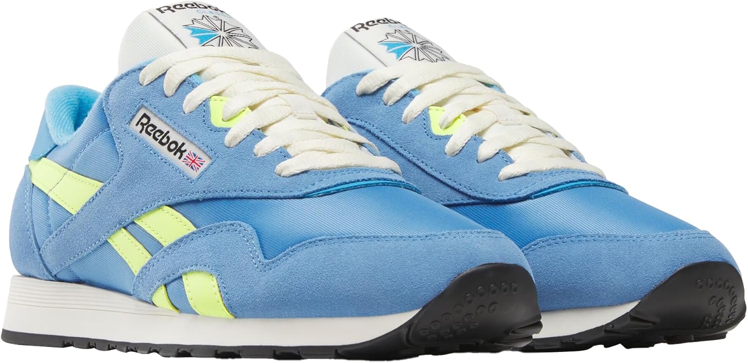 Мужские кроссовки Reebok Classic Nylon, желтый/синий — фото 4