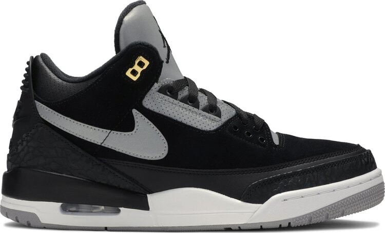 

Кроссовки Air Jordan 3 Retro Tinker SP Black Cement, черный