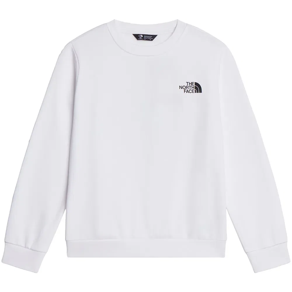 Детский свитшот для девочек с принтом Evolution Box NSE The north face, White — фото 3