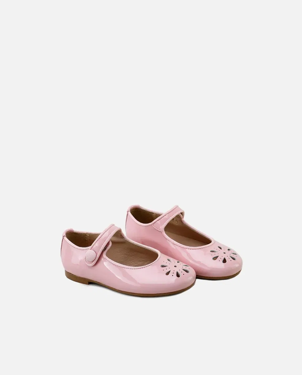 Детские туфельки-лодочки для девочек Merceditas Eli 1957, Rosa — фото 3