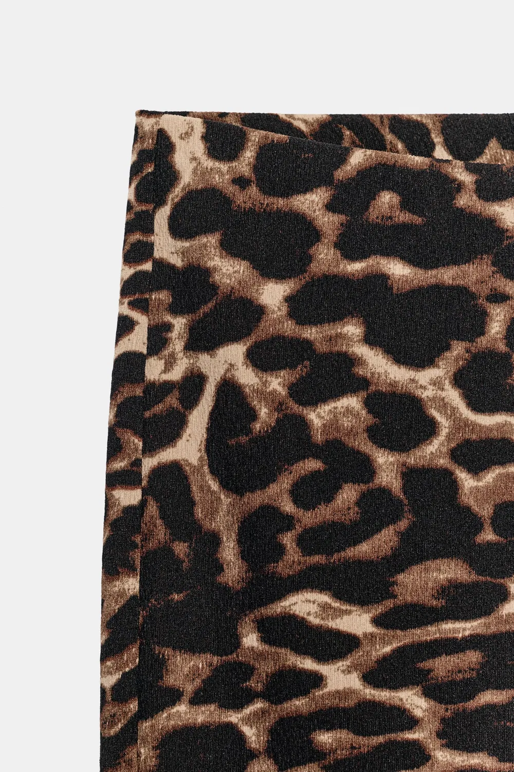 Эластичное платье-капри ZARA, Leopard — фото 4