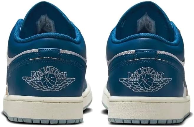

Мужские кроссовки Nike Air Jordan 1 Low, White/Blue Grey/Sail/Industrial Blue