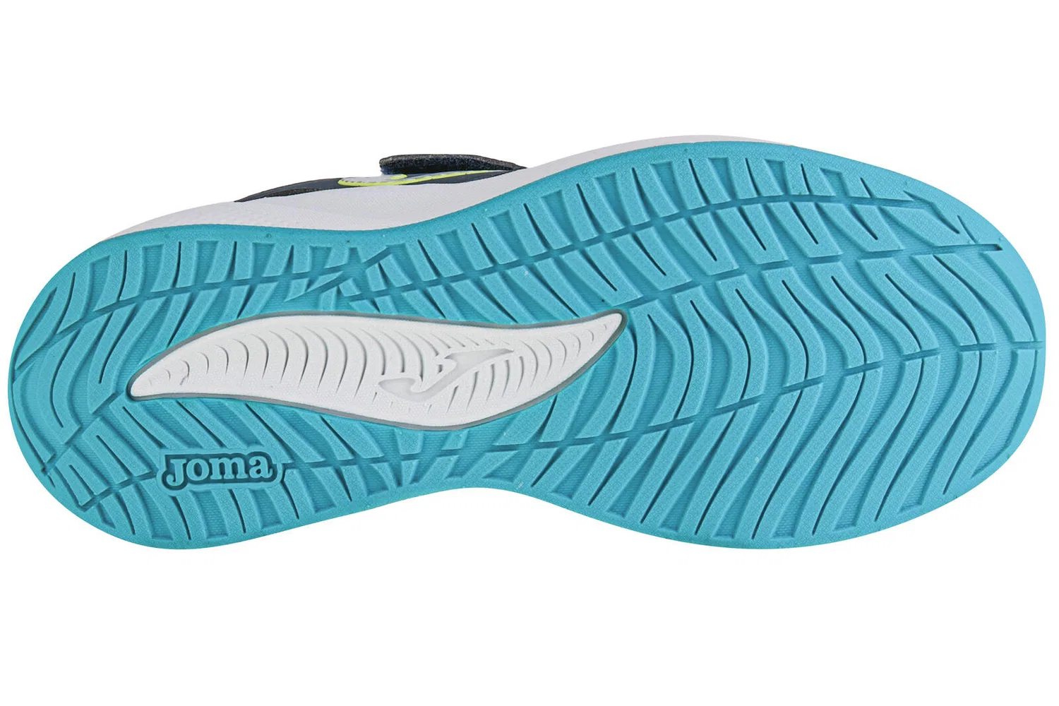 Детские кроссовки для мальчиков с дышащей сеткой Ferro Jr 24 Joma, Grun Bunt — фото 4